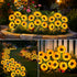 3 Pack 18 Solar Lights Outdoor Garden Decor, with Upgraded Bright Solar Sunflower Lights, Waterproof Solar Flower