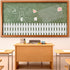 Picket Fence Bulletin Board Decoration, Summer White Picket Fence Cutouts for Classroom Home Decor