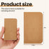 Outus 15 Pcs Pocket Notebook Mini Journal 2.5" x 4" Kraft Paper Mini Notebooks Bulk Softcover Pocket Notepad Memo Diary Subject Notebooks for Student Traveler School (Brown)