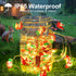 2-Pack 50LED 16ft 3D Aogist Mushroom Fairy Lights - Super Bright Cute Mushroom String Lights Battery Operated Decor
