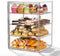 JOYZAN Pastry Display Case, 3 Tier Bread Box for Kitchen Countertop, Acrylic