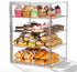 JOYZAN Pastry Display Case, 3 Tier Bread Box for Kitchen Countertop, Acrylic