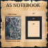 Pajean Embossed Leather Dragon Journal, Antique Writing Notebook with Pen, Lined Paper Hardcover Gift Journal for Women