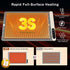 6 Settings, 6H FYY Warming Mat for Food - Rapid and Full Surface Heating, Temp Timer, Rollable Portable Food Warming