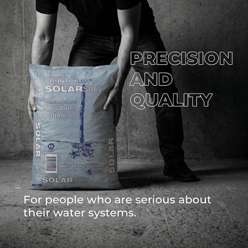Country (50 Home and All Natural Solar Salt for Water Softener Pounds)
