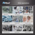 Cleanroom Wipes Nonwoven Wipes Cellulose/Polyester Blend (Grade A, 68 Gram, Bag of 600 Pcs) 9" x 9"