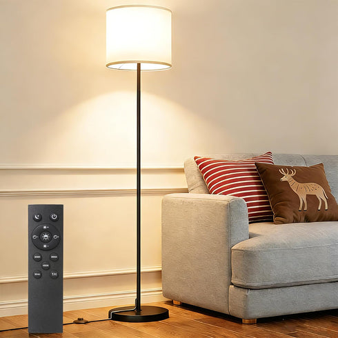Keepsmile Dimmable Floor Lamps for LivingRoom with 12W LED Bulb, Foot Switch,