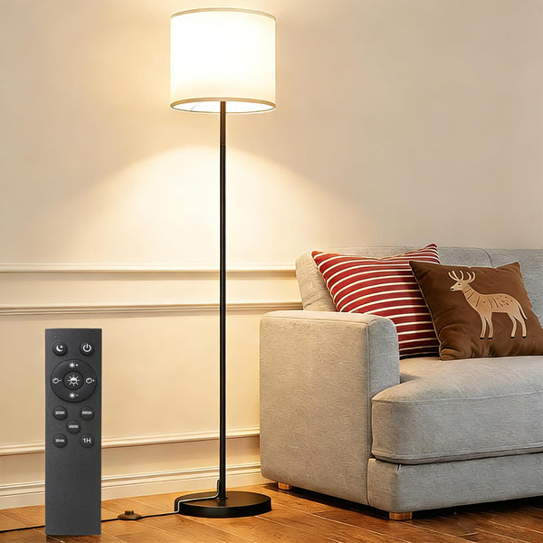 Keepsmile Dimmable Floor Lamps for LivingRoom with 12W LED Bulb, Foot Switch,