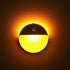 YUNLEX 2 Pack Amber Night Light, Battery Operated Night Light, 2.6" Small Sticky