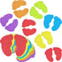 Outus 48 Pieces Feet Carpet Markers, Foot Shaped Carpet Kids Spots for Classroom Teacher Supplies