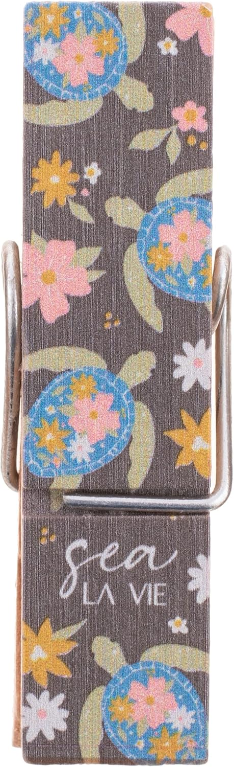 Karma Gifts Chip Clips, One Size, Sea Turtle