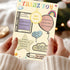 TzenvoGift 5-Pcs Teacher Thank You Cards Fill-in-the-Blank Appreciation Cards with Gold Foil Medal Fun & Colorful