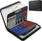 JUNDUN 5200? Fireproof Document Organizer, Multi-Pockets Accordion File with Zipper & Labels, 13 Pockets for Letter A4