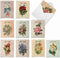 The Best Card Company - 10 Flower Get Well Soon Cards for Men and Women (4 x 5.12 Inch) - Floral Assortment