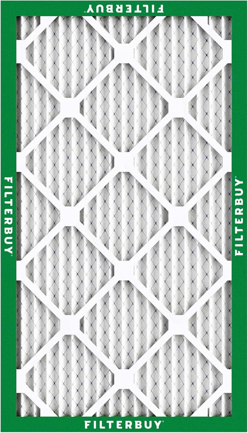 Filterbuy 13x21.5x1 Air Filter MERV 8 Dust Defense (1-Pack), Pleated HVAC AC Furnace Replacement (Actual Size: 12.88 x