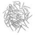 Steel Wire Fencing Staples (200 pcs), Galvanized U-shaped Fasteners for Wire Mesh and Woven Fencing