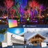 Indmird 2 Pack 50W RGB Flood Light, RGB Color Changing Floodlight, Smart RGB Floodlight with Remote Control, for Club