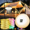 Camping String Lights, 4 in 1 Quick Storage 32.8FT Rechargeable Tent Lights