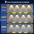 3 IP65 60 8 Pack AUDLES Solar Fence Lights Outdoor, Modes Warm/Neutral/Cool White Fence Lights Solar Powered