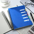 CAGIE Spiral Notebook 5x7 Small Notebooks College Ruled 5 Subject Notebook with Dividers A5 for Work Office School Supplies Journal, 240 Pages/ 120 Sheets, Blue