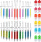BBTO Syringe Pens, Pill Pens with Syringe Highlighters, Fluorescent Watercolor Needle Pen for Nursing Student Supplies