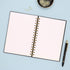 Blue Sky Professional Hardcover Executive Notebook, 160 Ruled Pages, Twin-Wire Binding, 5.75” x 8.5", Gray