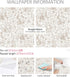 17.5in23ft Countryside ReWallpaper Beige Bunny Wallpaper Peel and Stick Neutral Cottage Wallpaper Bathroom Waterproof