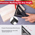 Set, 2PCS 7-Inch Arrow Aluminum Alloy Carpenter Square Rafter Square Layout Tools, Woodworking Triangle Rulers