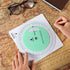 Saypacck Marine Navigation Slide Rule Nautical Plotter Protractor Ship Navigation Tools Course Plotter Divider