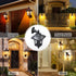 3 2 Solar Wall Lights Outdoor with Lighting Modes & Motion Sensor, Dusk to Dawn LED Wall Lantern Porch Sconce