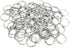 Loose Leaf Binder Rings 1-Inch(100 Pack) Office Metal Book Rings, Nickel Plated Steel Key Rings for School,Sliver by BGJRBY