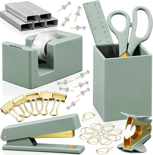 Aesthetic Desk Accessories Set - A Complete Desktop Organizer Set For Women