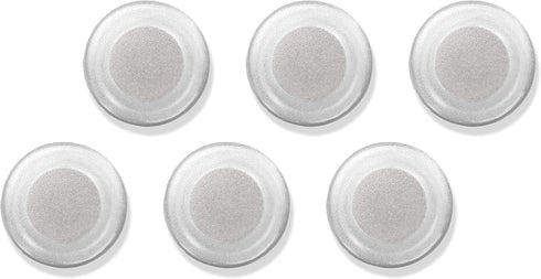 Round Magnets for Dry Erase Board, Glass White Board, Bulletin Board, Refrigerator - Rare Earth Neodymium Magnet, Clear