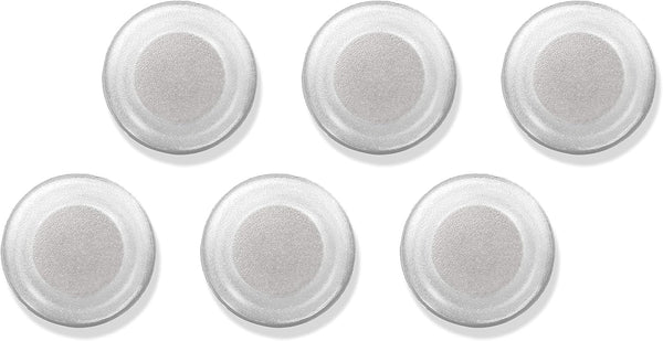 Round Magnets for Dry Erase Board, Glass White Board, Bulletin Board, Refrigerator - Rare Earth Neodymium Magnet, Clear