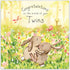 Twizler New Twins Card with Twin Bunnies - New Baby Twins Card - Card New Twins - Congratulations Baby Twins Card New