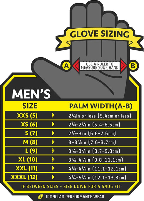 Ironclad IVO2-04-L I-Viz Reflective Orange 2 Glove, Large, 1-Pack