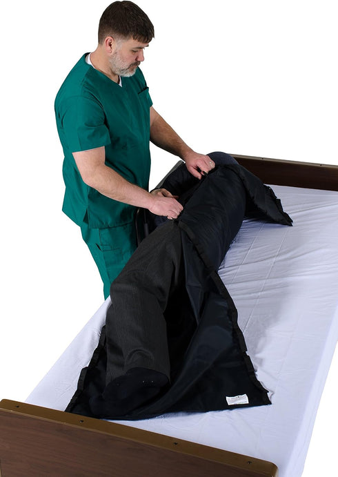 78" 28" 500 lbs, (Pack 1) Patient Aid x Reusable Slide Sheet with Ergonomic Handles for Positioning, Turning
