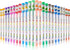 Yexiya 72 Pcs Scented Glitter Color Pen, Multicolor Fun Pens, Smooth Writing Stationary Kit