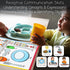 SMARTY MATS (6 Pack) Communication Speech Therapy Placemats for Autism & Non-Verbal Kids Visual Boards, ABA Therapy