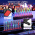 (E2-Rechargeable) Audio Visualizer Gadget Rechargeable RGB Sound Activated Light Bar, Music Spectrum Analyzer Display