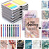 Zhanmai 20 Sets Employee Appreciation Gifts - Marble Sign Inspirational Spiral Notebooks with Motivational Pens