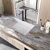 CRE8TIVE Matte Gold Grey Marble Contact Paper 12"x80" - Waterproof Peel and Stick Removable Vinyl for Kitchen and