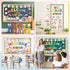 Afniimyapt Set Welcome Back to School Bulletin Board Decorations Crayon Bulletin Board Cutouts First Day of School