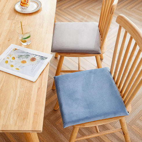 GWTYR Car,A,40x40x4cm(16x16x2inch) Square Chair Cushion,Memory Foam Seat Cushion with Ties Soft Chair Pad Cushion