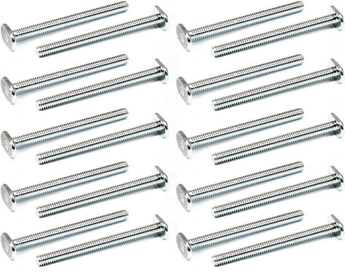 POWERTEC 5/16"-18 T Track Bolts, 20 Pack, 3-1/2 Inch Long T Slot Bolts for Woodworking Jigs