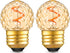 G40 Replacement Night Light Bulbs, Mini Globe Low Watt Light Bulbs, 1W (10W Equivalent), Warm White 2200K, Pack of 2