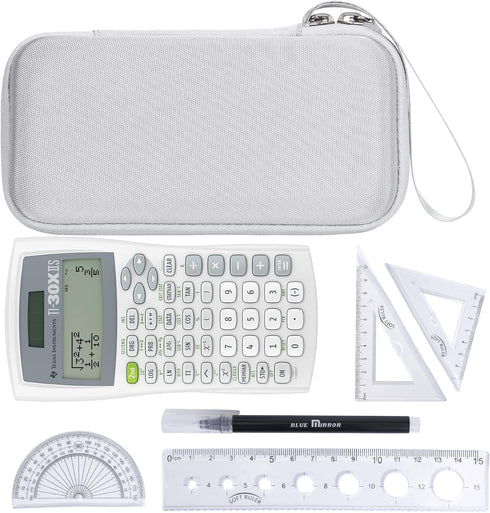 Khanka Hard Travel Case for Texas Instruments TI-30XIIS Scientific Calculator, Case Only (White)