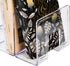 Lawei 4 Pack Acrylic File Sorter, 4-Section Clear Desktop File Folder Holder Organizer for Books, Envelopes, Mail,