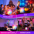 Bullishman Dimming, timed,8000mAh RGB ambient night light, Eye Caring, Multiple color variations, Stepless Touch Night