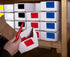 ChromaLabel 2 x 3 inch Permanent Color Code Rectangle Labels, 100 Stickers per Dispenser Box